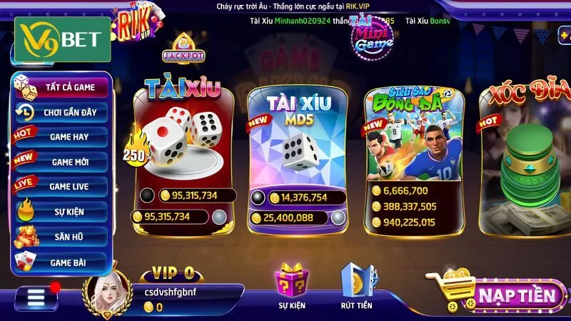 Tài Xỉu là trò chơi mini game được nhiều cược thủ yêu thích Tài Xỉu là trò chơi mini game được nhiều cược thủ yêu thích
